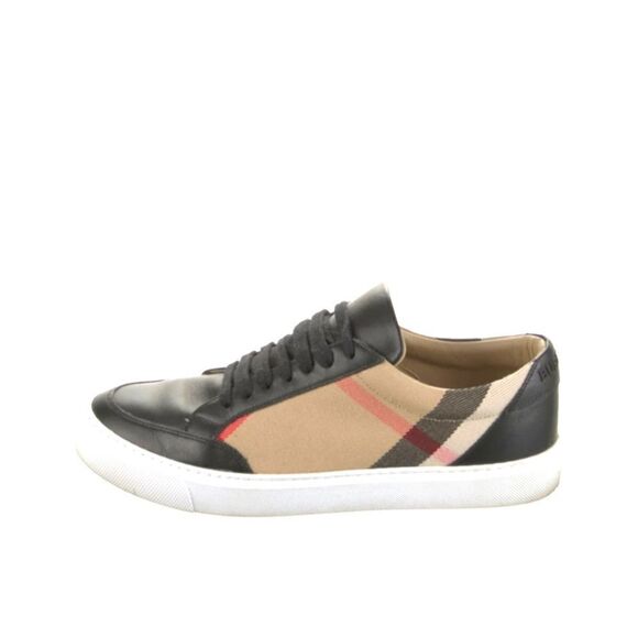 BURBERRYNova Check Pattern Canvas Sneakers - Picture 1 of 4